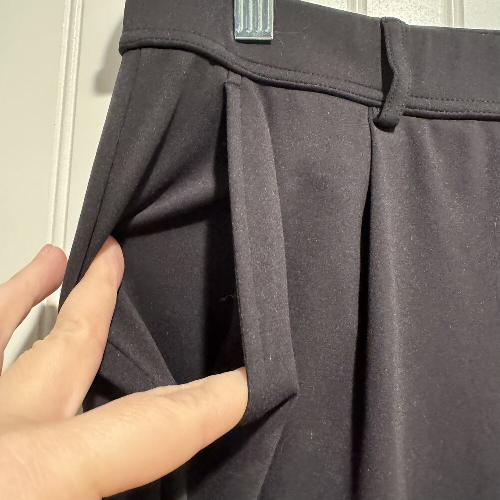 Halara Black Day Stretch High Waisted Straight Leg Work Pants Size Large - Picture 4 of 6